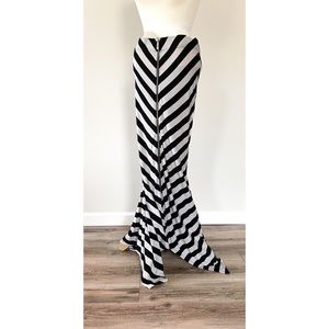 Killstar Mermaid Striped Skirt